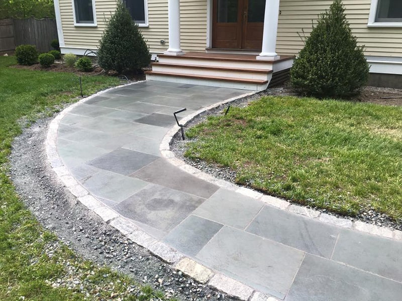 Walkway Installation by Salcorp Landscaping